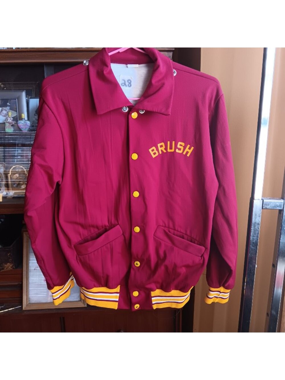 True Vintage Small 1970's Bomber Varsity Jacket Brush Colorado Stretch Nylon